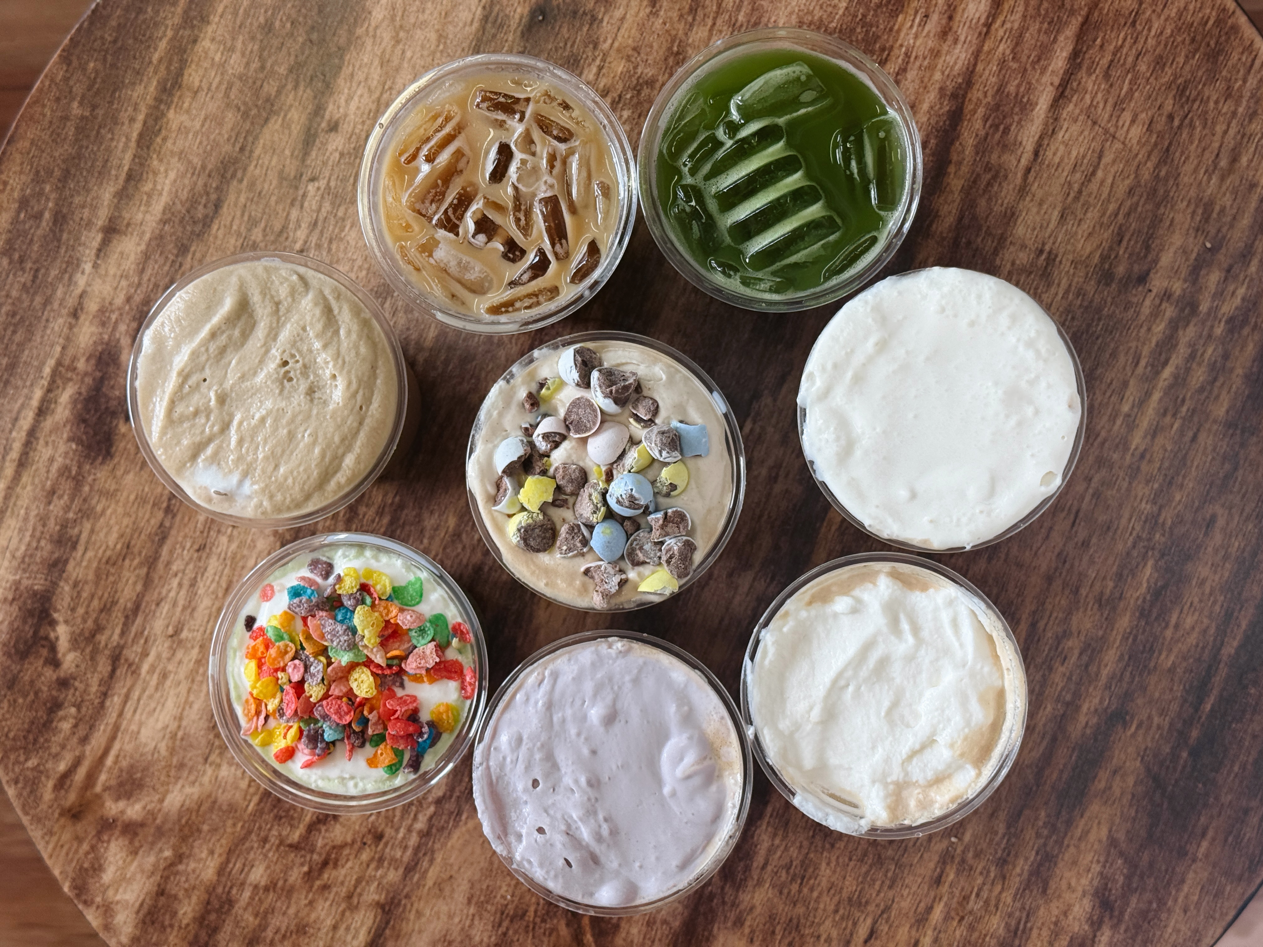 Selection of drinks at Dahlonega Social